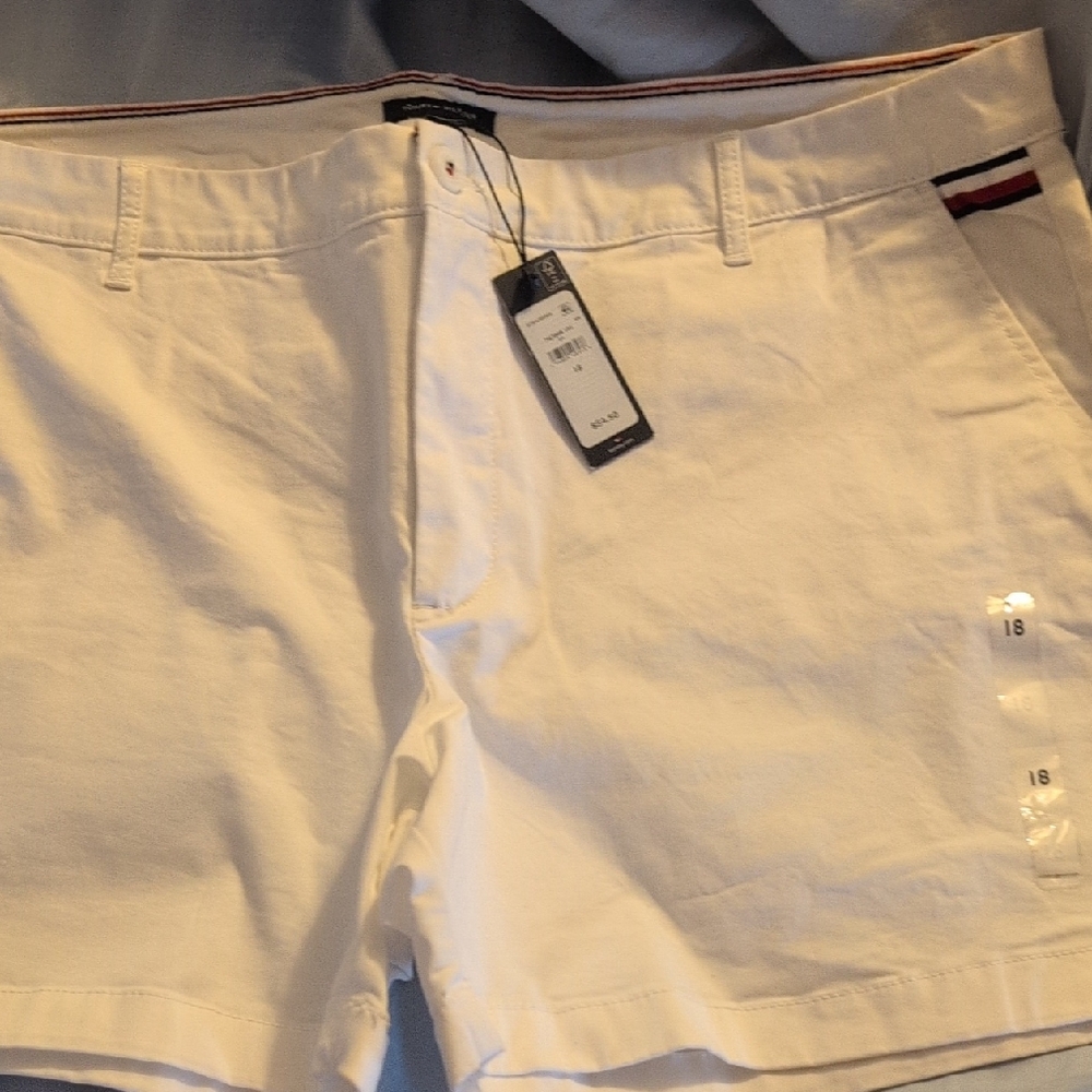 Tommy Hilfiger White Jean Shorts